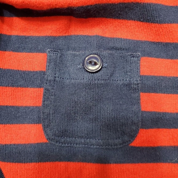 Vineyard Vines Women’s Size Medium 3/4 Sleeve Boat Neck Shirt Dress Red & Navy - Picture 3 of 4